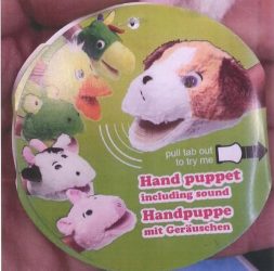 Handpuppe von Eddy Toys aus Plüsch